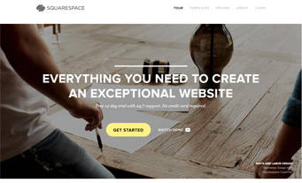 SquareSpace-Homepage
