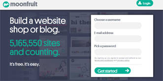 Moonfruit-Homepage