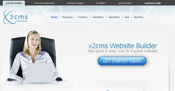 x2cms-Homepage1