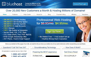 BlueHost-homepage