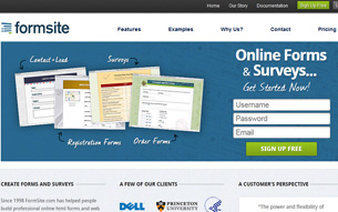 Formsite-homepage