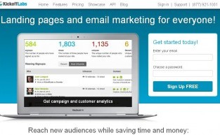 kickofflabs homepage