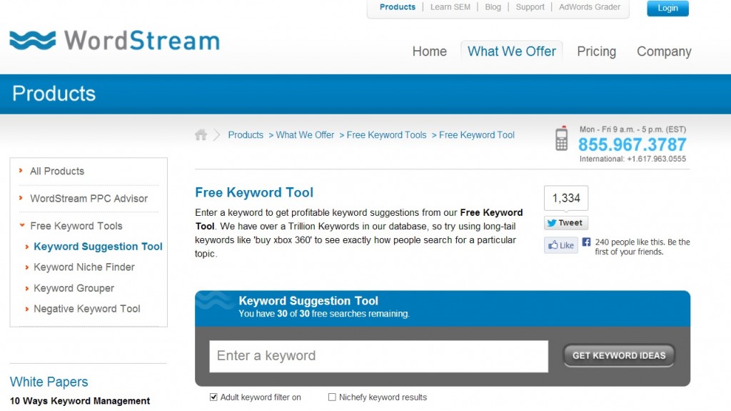 It is important to know that a lot of keyword analysis tools are ...